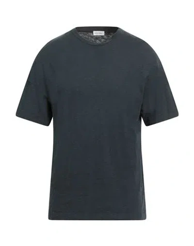 American Vintage Man T-shirt Navy Size S Cotton