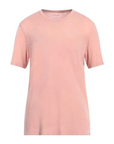 American Vintage Man T-shirt Pastel Pink Size S Cotton