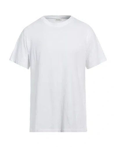 American Vintage Man T-shirt White Size L Cotton