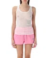 American Vintage Massachesets Tank Top In White