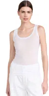 American Vintage Massachussets Tank Top In Blanc