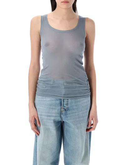 American Vintage Massachusetts Tank Top In Orage Light Blue