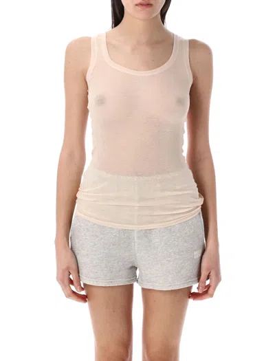 American Vintage Massachussets Tank Top In White