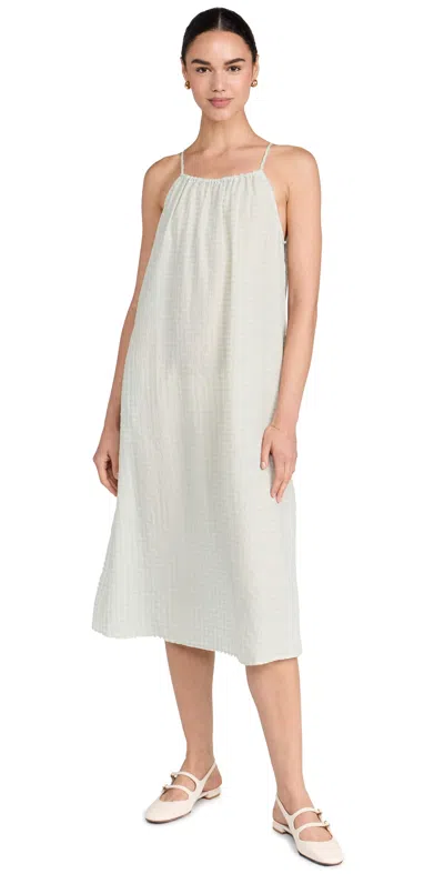 American Vintage Midi Dress Vichy Opale