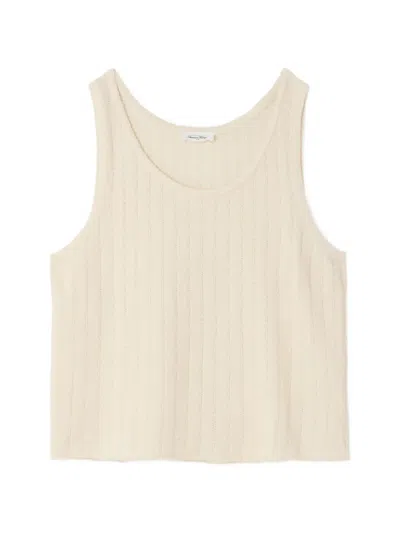 American Vintage Nagoo Terry-knit Sweater In White