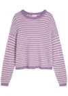American Vintage Nenybay Striped Brushed-knit Jumper In Multi