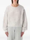 American Vintage Niby Round-neck Sweater In Gray