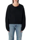 American Vintage Niby Knit Mohair Sweater In Black