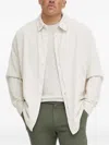American Vintage Padow Corduroy Button-fastening Shirt In White