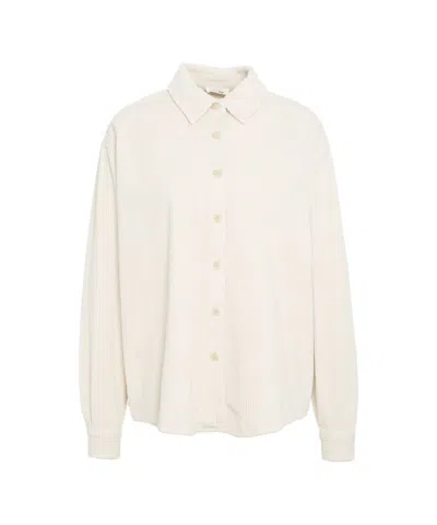 American Vintage Padow' Corduroy Shirt In Neutral