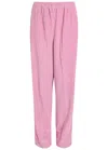 American Vintage Padow Cropped Corduroy Trousers In Pink