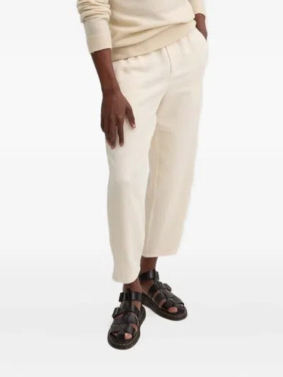 American Vintage Patch-pocket Drawstring Trousers In Neutral