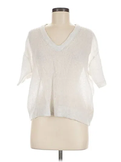 Pre-owned American Vintage Pullover Sweater In White