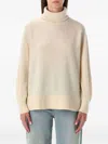 American Vintage Raxow Turtleneck Jumper In Neutral