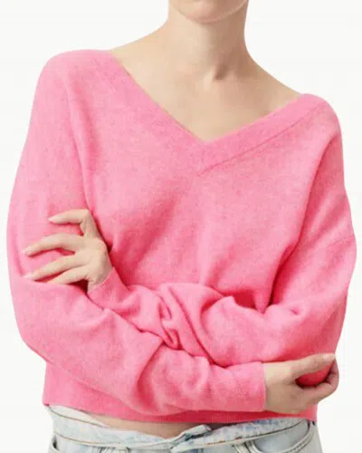 American Vintage Raxow Relaxed-fit Wool Jumper In Princesse Chine