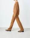American Vintage Raxow Straight Leg Joggers In Brown In Brown