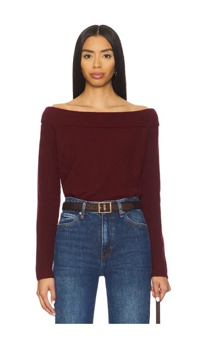 American Vintage Raxow Top In Burgundy