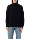 American Vintage Raxow Turtleneck Jumper In Black