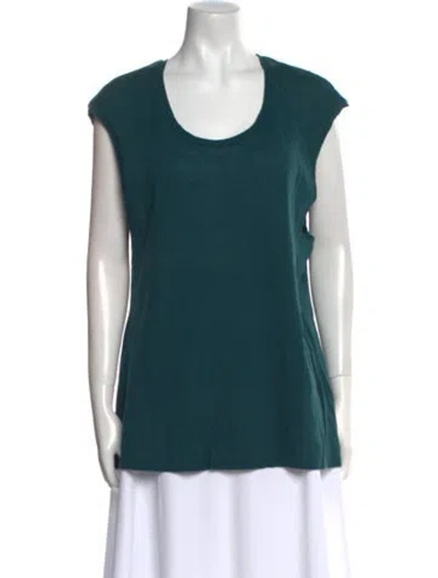 Pre-owned American Vintage Scoop Neck Short Sleeve T-shirt W/ Tags In Green