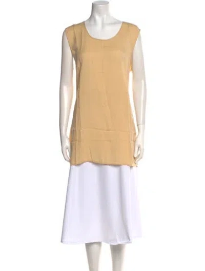 Pre-owned American Vintage Scoop Neck Sleeveless Tunic W/ Tags In Neutral