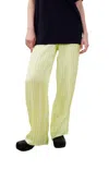 American Vintage Shanning Pant In Fluorescent Yellow Stripes In Multi
