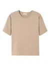 American Vintage Short-sleeve Round-neck T-shirt In Brown