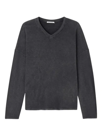 American Vintage Sonoma Long-sleeve T-shirt In Gray