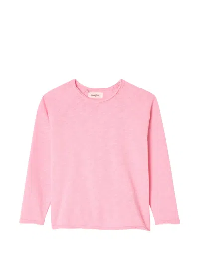 American Vintage Kids' Sonoma Raw-cut T-shirt In Pink