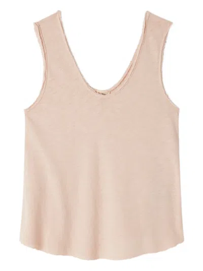 American Vintage Sonoma Scoop-neck Tank Top In Pink