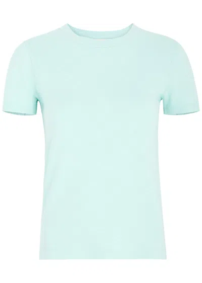 American Vintage Sonoma Slubbed Cotton T-shirt In Light Blue