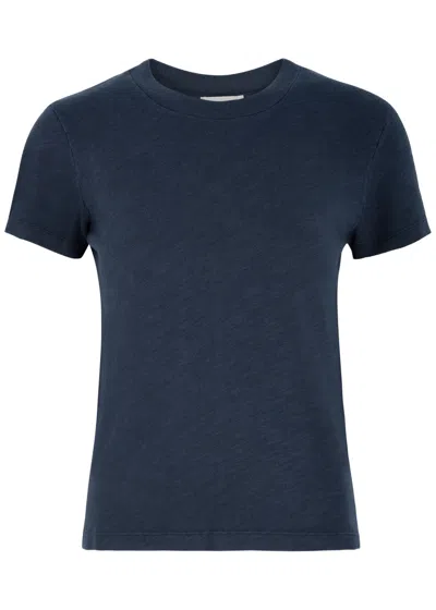 American Vintage Sonoma Slubbed Cotton T-shirt In Navy