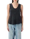 American Vintage Sonoma Tank Top In Vintage Black