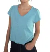 AMERICAN VINTAGE SONOMA TOP IN TURQUOISE