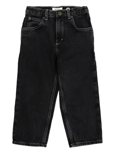 American Vintage Kids' Straight-leg Jeans In Black
