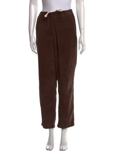 Pre-owned American Vintage Straight Leg Pants In Brown