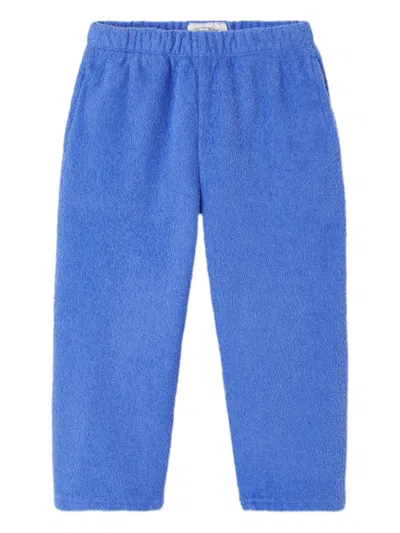 American Vintage Kids' Terry-cloth Trousers In Blue