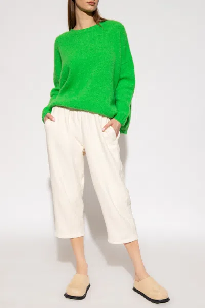 American Vintage Textured Shorts In Yellow