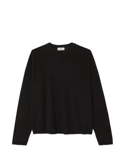 American Vintage Toima Crew-neck Sweater In Black