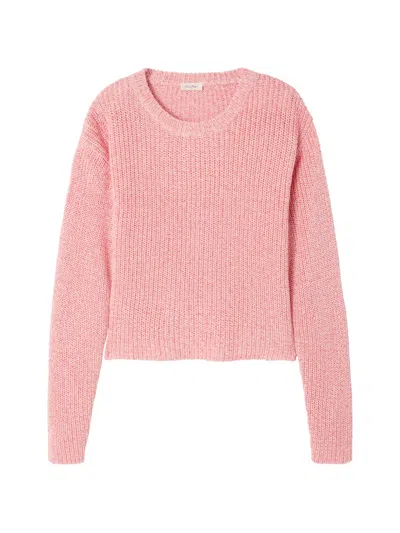 American Vintage Twily Ribbed-knit Sweater In Pink