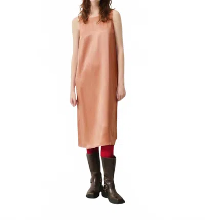 American Vintage Unyl Dress In Makeup In Brown