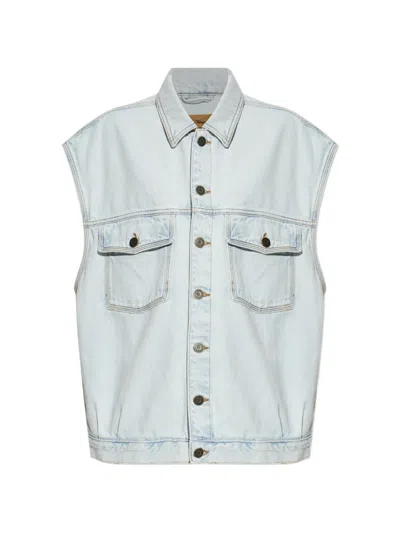 American Vintage Vest In Blue