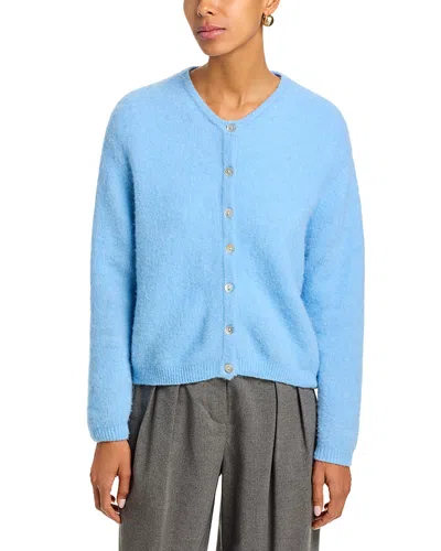 American Vintage Vito Long Sleeve Cardigan In Blue