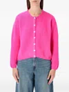 American Vintage Vitow Buttoned Cardigan In Pink