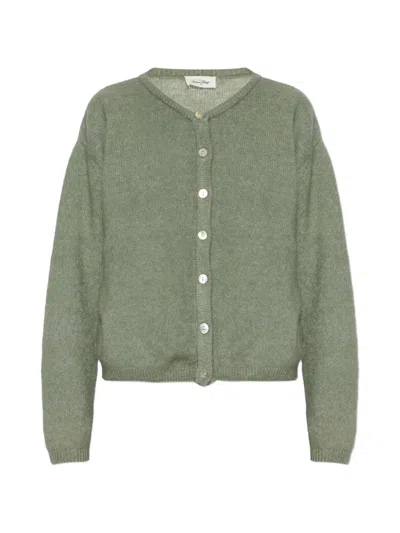 American Vintage Vitow Button-front Cardigan In Green