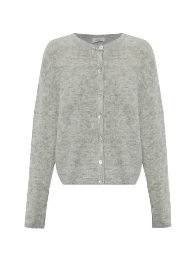 American Vintage Vitow Cardigan In Gray