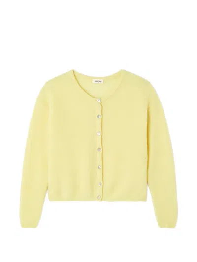 American Vintage Vitow Cardigan In Yellow