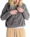 American Vintage Vitow Crewneck Cardigan In Acier Chine