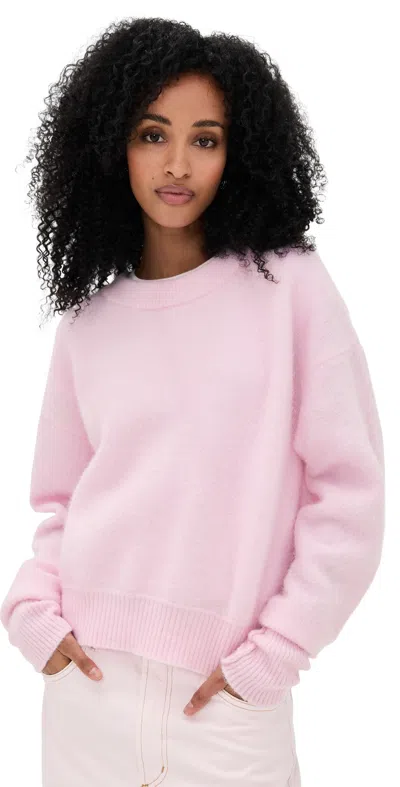 American Vintage Vitow Sweater Dragee Chine In Pink