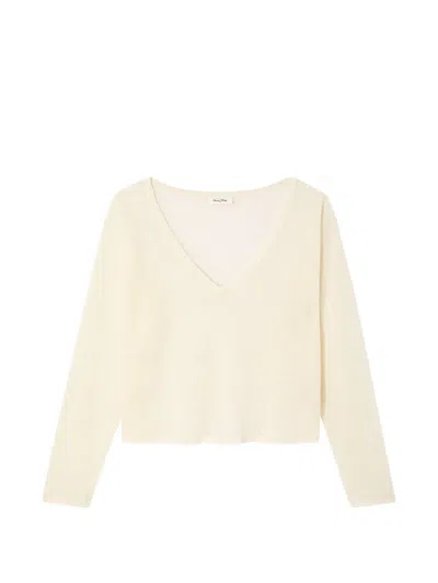 American Vintage V-neck Sweater In Multi