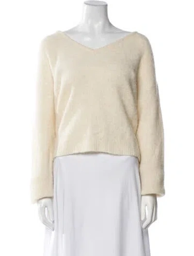 Pre-owned American Vintage V-neck Sweater In Neutral
